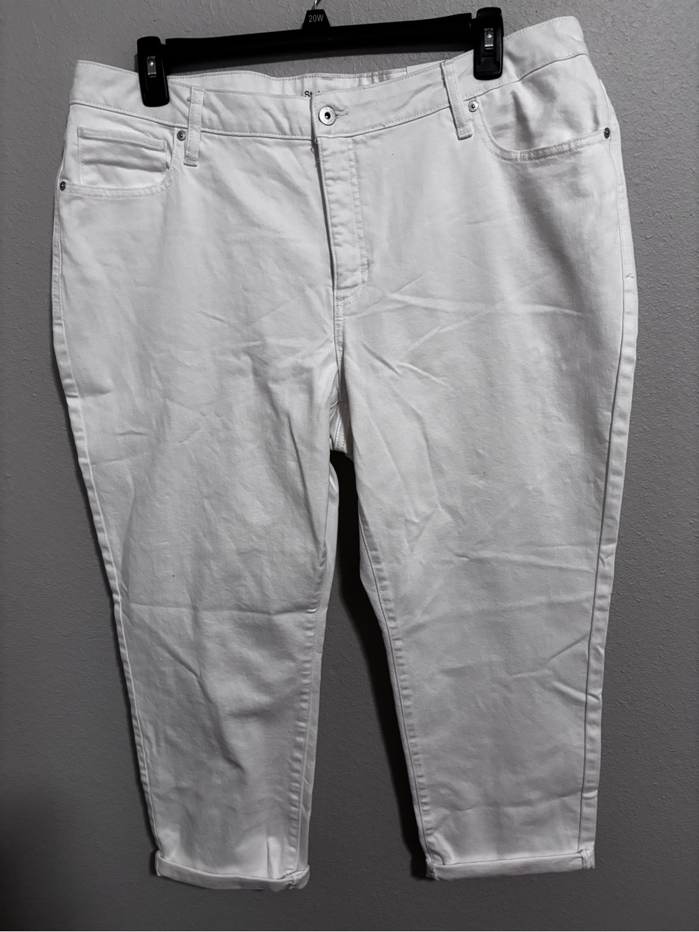 Style& Co women’s plus cuffed girlfriend jeans